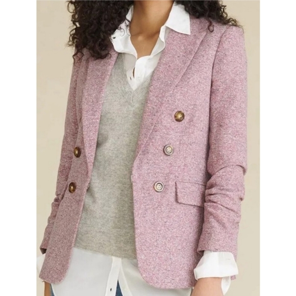 Veronica Beard Jackets & Blazers - Veronica Beard Beacon Dickey Blazer Jacket In Orchid Purple Wool Blend Size 10